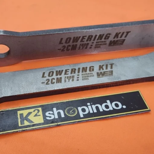 Lowering Kit Ninja R SS 150 Stainless Steel WE3 Racing - Image 5