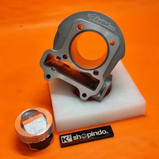 Blok Seher HM1 Boring Bore Up Beat Fi Esp Scoopy Esp K44 53mm 54.5mm Racing Piston Ring Cylinder Set Original HM1 - Image 4