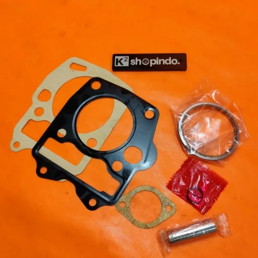 Blok Seher HM1 Boring Bore Up Supra 125 Old Kharisma Wave 125 Kirana Racing Piston Ring Cylinder Set Original HM1 - Image 6