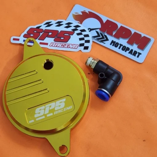 Cover Sentrik Tutup Timing Timming Mio Karbu Smile Sporty Nouvo Fino Karbu Mio Soul CNC SP5 Racing - Image 7