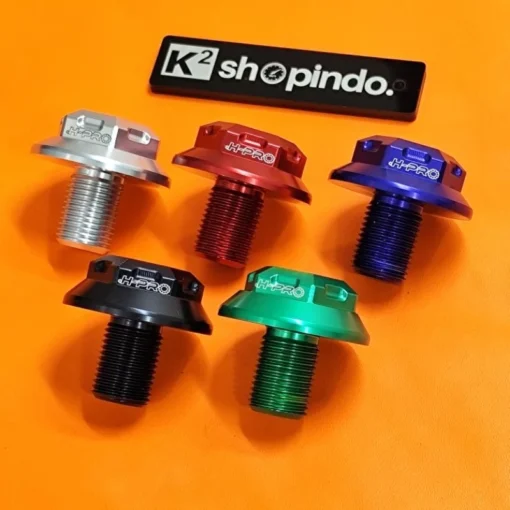 Baut Segitiga Atas Komstir HPro Ninja R RR SS 150 Full CNC Original H Pro Steam Nut Ninja