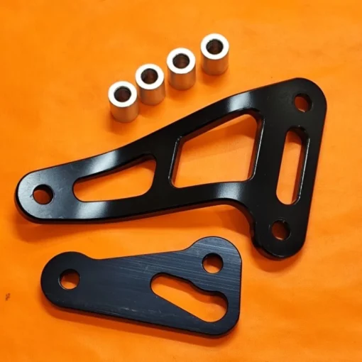 Footstep Bustep Gantungan Breket Knalpot HPro Cobra Jomblo Ninja RR 150 Full CNC Original H Pro - Image 2