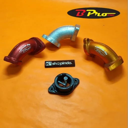 Intake Intek Manipol Manifold Miring Motor Bebek Universal BPro Es2 Original