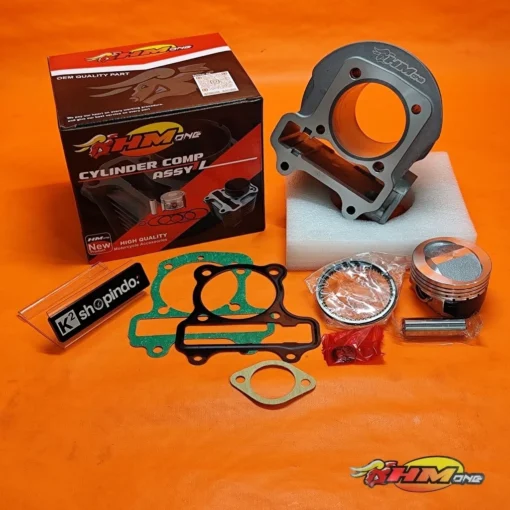 Blok Seher HM1 Boring Bore Up Beat Fi Esp Scoopy Esp K44 53mm 54.5mm Racing Piston Ring Cylinder Set Original HM1