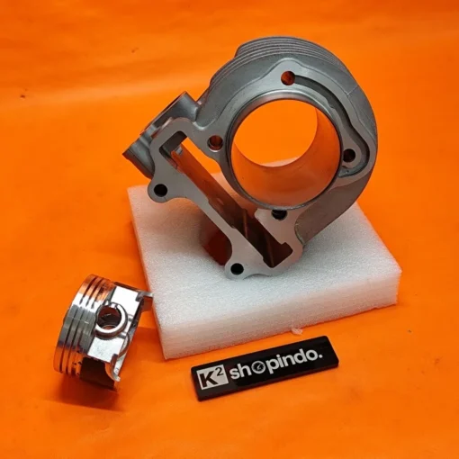 Blok Seher HM1 Boring Bore Up Beat Fi Esp Scoopy Esp K44 53mm 54.5mm Racing Piston Ring Cylinder Set Original HM1 - Image 2