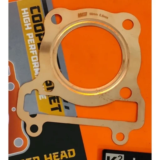 Paking Blok Paking Head Tembaga Mio Soul Mio Smile Sporty Fino Packing Head Perpak Gasket WE3 Racing - Image 4