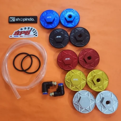 Tutup Klep CNC Mio Nouvo jupiter Vega R Tutup Klep Hawa SP5 Racing