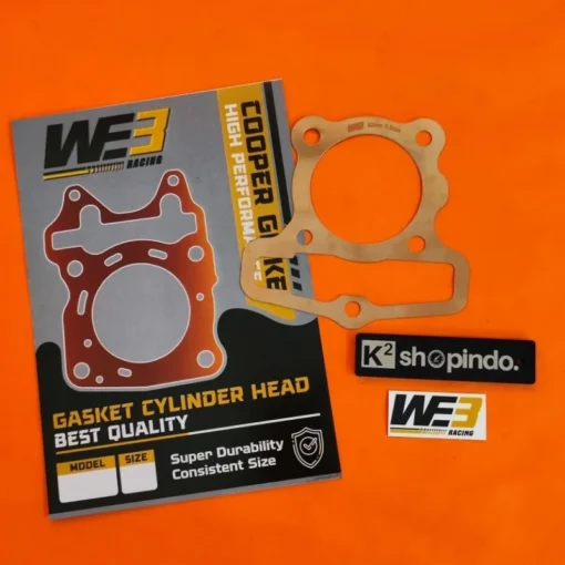 Paking Blok Paking Head Tembaga Genio Beat New Scoopy New Beat Deluxe Packing Head Perpak Gasket WE3 Racing
