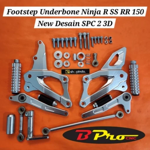 Footstep Underbone Bpro Ninja R RR SS Disk SPC 3D Full Spec CNC Original B Pro