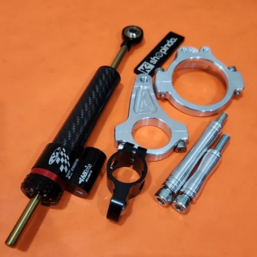 Bracket Stabilizer Ninja R SS 1P dan Stabilizer Matris Steering Dumper Damper Ninja R SS 1P Racing - Image 4