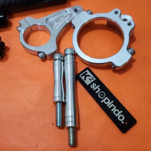 Bracket Stabilizer Ninja R SS 1P dan Stabilizer Matris Steering Dumper Damper Ninja R SS 1P Racing - Image 5