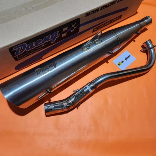 Knalpot Tsukigi Wave 125 Kharisma Supra 100 Wave 100 Supra Fit New Daeng Full Stainless - Image 5