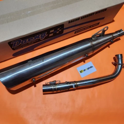 Knalpot Tsukigi Wave 125 Kharisma Supra 100 Wave 100 Supra Fit New Daeng Full Stainless