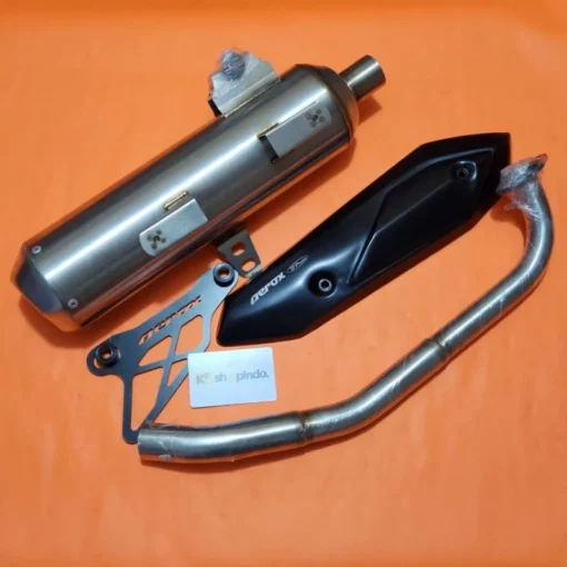 Knalpot Bpro Vario 125 150 Beat Scoopy Spacy Genio Mio Smile Sporty Soul Fino Full Stainless Standart Racing Original B Pro - Image 5